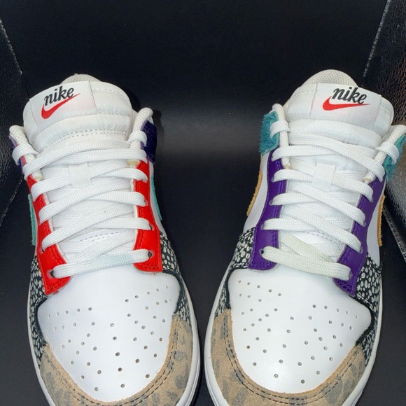 Nike Shoes - Size 6 - Nike Dunk SE Low Safari Mix Wmns, DN3866-100, Clean, No Box, Good Cond